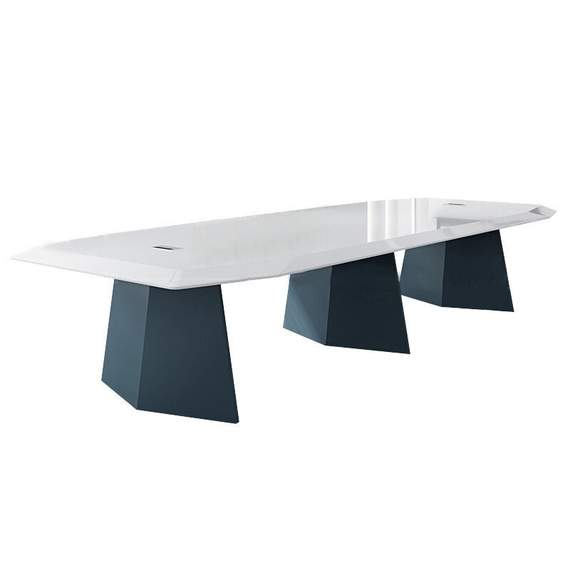Painted office conference table casual modern large long table training fashion indoor reception high-end accessible luxury furniture table