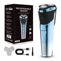 electric shaver floating veneer 3-blade full body washable typec fast charging beard razor shaving razor wholesale