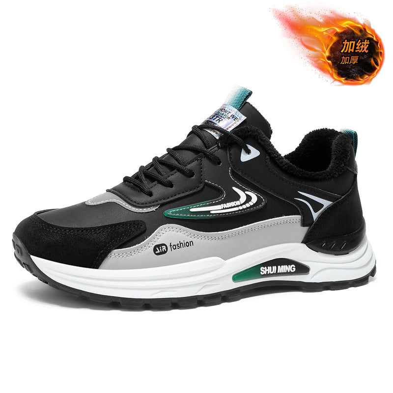 Best sellingmen cotton shoes 2025winternew arrivalheattechthickened cold-proof non-slip sneakers fashioneasiest for matchdad shoes