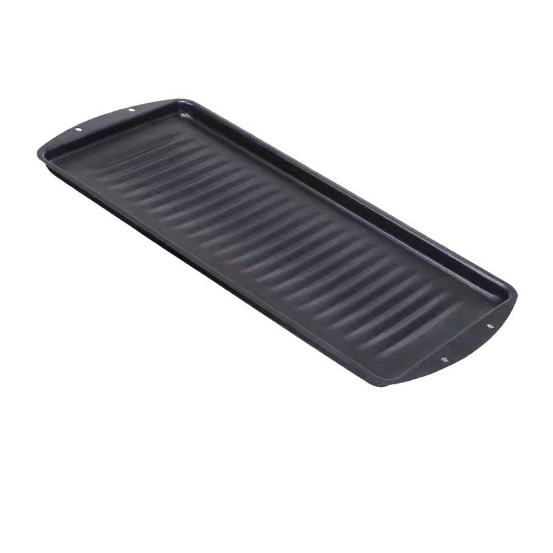 Household outdoor rectangular thickened frying pan non-stick baking pan barbecue plate in stock wholesale barbecue tools supplies accessories