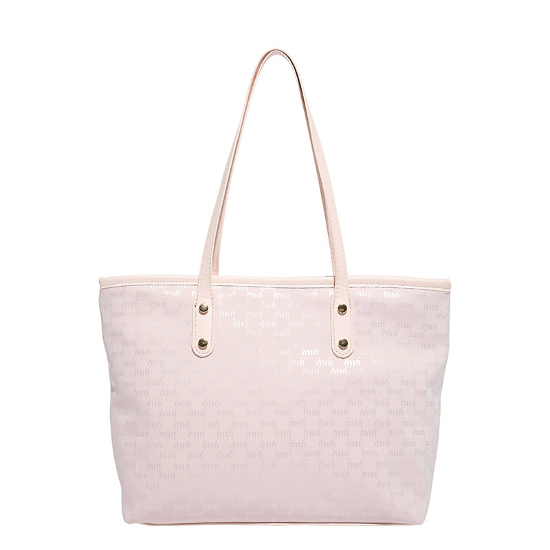 Premium Tote Bag Women's 2025 New Hand Carry Commuter Bag Versatile Fashion Going Out Large Capacity Shoulder Big Bag