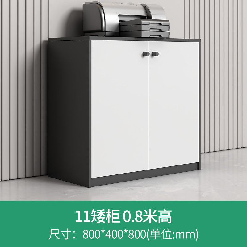 Modern wooden file cabinet office partition low cabinet combination wall-mounted office cabinet with lock storage cabinet office cabinet