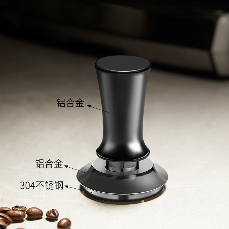 Stainless steel coffee distributor & tamper combo - all-in-one set for home use