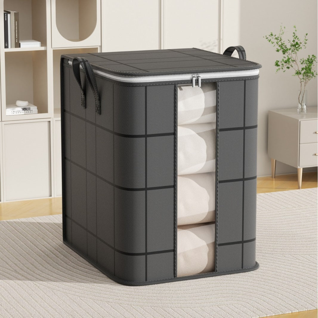 Cross-border large pane, under-bed storage bag, household flat storage, organizing box, and folding storage storage artifact under the bed