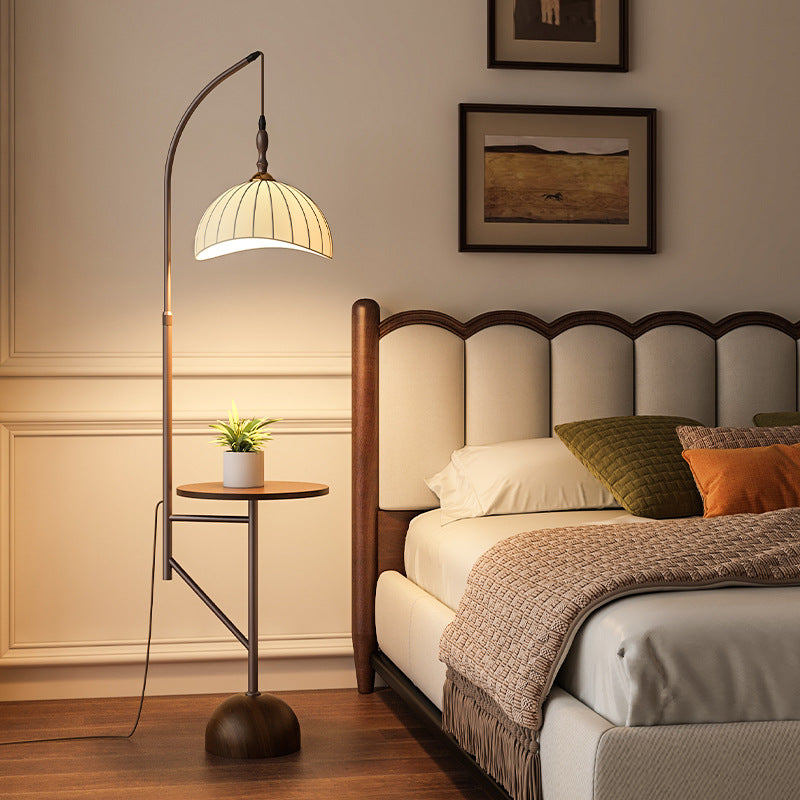 Medieval style floor lamp living room sofa beside wabi-sabi style zen high-end bedroom study storage atmosphere bedside lamp