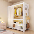 [shelf accessories] square hole perforated board storage rack metal multi-functional clothes rail shelf clothes hanger dustproof curtain
