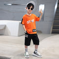 Boys' summer outfit set:  new summer collection - lightweight, sporty, cool & trendy styles for mid-to-large boys
