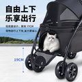 Pet stroller - lightweight & foldable for cats, puppies, and small dogs - perfect for outdoor adventures