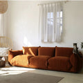 Arflex bread particle fleece fabric sofa - cream white, light luxury style, ultra-soft designer lazy sofa for living room