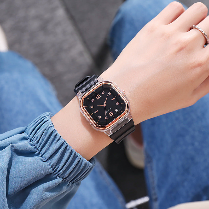 Fashionable watches for men and women, couples, students - light luxury, elegant, unique design, preppy style, mori girl, young and minimalist watches