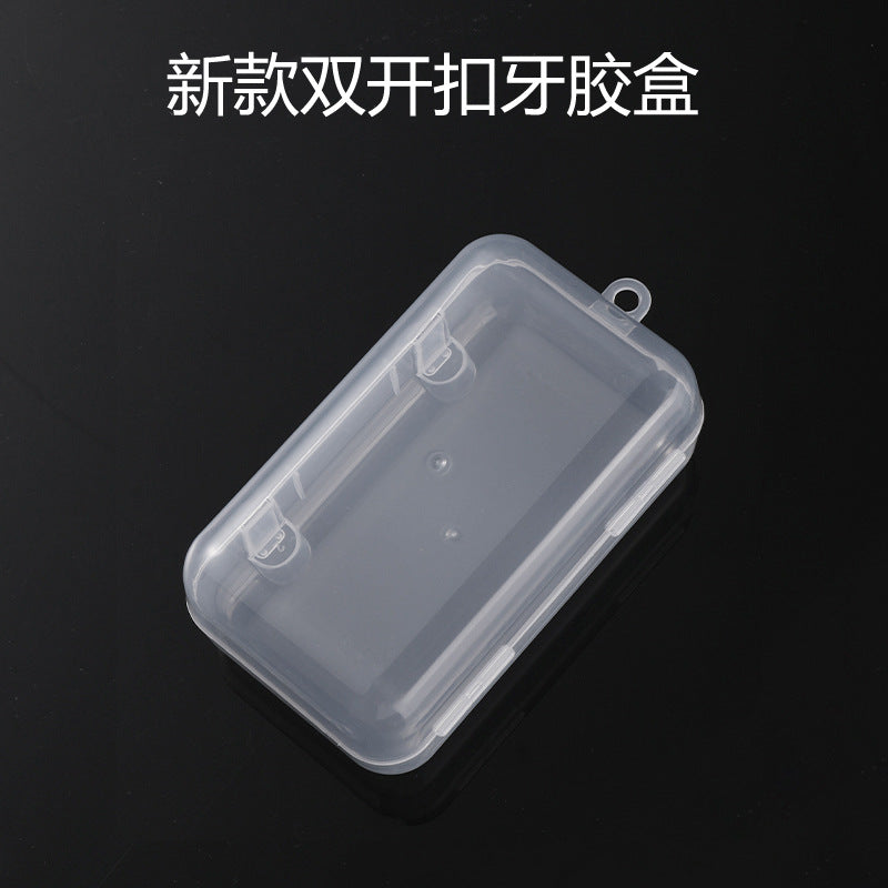 Baby Toothpaste Storage Box Transparent Box Baby Chew Toothpaste Storage Box pp Plastic Storage Box