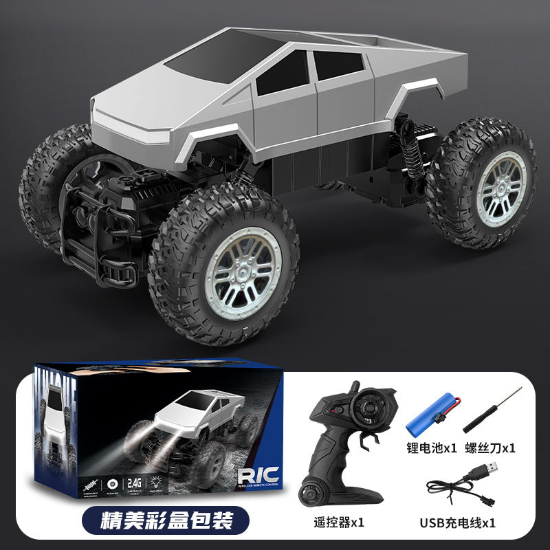 new high and low speed lighting tesla cyber pickup bigfoot 2.4g off-road remote control car remote control car