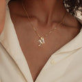 2025 amazon new exquisite women's gold initial necklace - personalized, stylish, elegant, and trendy clavicle chain