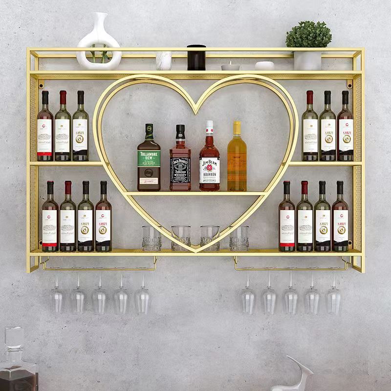 Bar wine rack hanging wall storage rack popular display rack liquor cabinet wine rack storage rack goblet