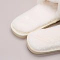 2024 fall/winter new arrivals: minimalist floral plush slippers for women - trendy, flat, and perfect for wearing out. wholesale available