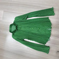 European and american cross-border women's fashion  summer new arrival: long-sleeved single-breasted elegant blouse and high-waisted pleated shorts set