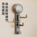 Suction cup hook rotate punch-free strong load-bearing entrance hat storage bracelet key pendant bathroom storage rack