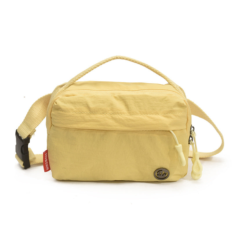 Cross-border leisure sports messenger bag women's 2025 new trend portable pillow bag foreign style macaron shoulder bag