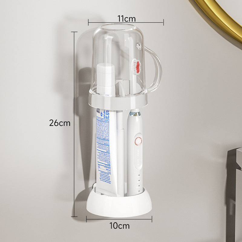 Mouthwash cup, toothbrush cup, storage box, wash cup, wall-mounted electric toothbrush cup, toothbrush cup, student dormitory suit supplies