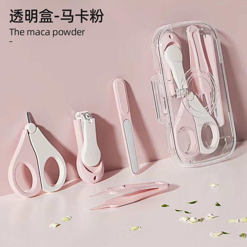 Newborn & infant nail care set: anti-pinch safety scissors & clippers for gentle baby grooming