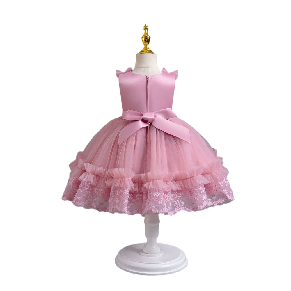Exportnew arrival children's dress lace tutu princess dress female toddler first birthday dress baby dress