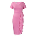D3317plus size women's clothing  new arrivalfashioneleganteleganceruffles african dress