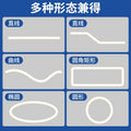Silicone-free led strip light cover, detachable embedded soft light strip, linear light, lampshade, led linear waterproof luminaire
