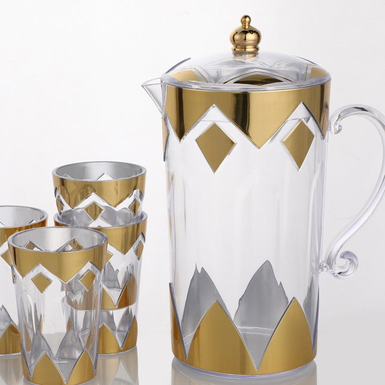 Source factory daily kitchenware european style accessible luxury cold water kettle set for home hotel
