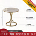 Accessible luxury sofa side table small coffee table slate small table living room bedside table popularcasual balcony tea small round table