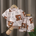 Short set - bow tie bear