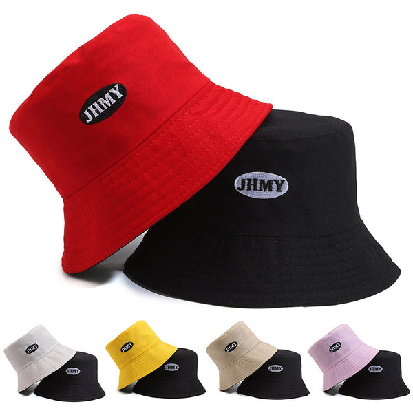 Bucket hat outdoor sun protection hat casual versatile 2023 new double-sided hat men's and women's trendy basin hat