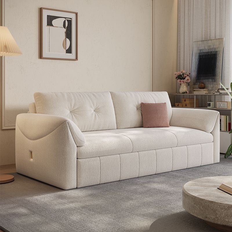 Sofa bed all-in-one dual-purpose foldable multi-functional small apartment storage straight row cream style popular bedroom sofa