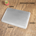 Commercial aluminum alloy rectangular oven baking pan, non-stick anodized, perforated bread cake baking tray, 60*40 cm