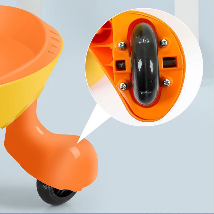 Kids' twist and go car - adorable tiger design - ride-on toy for 1-year-olds - rocking car - adult-friendly twist and go car for ages 1-3
