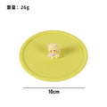 Yellow kitten cup lid
