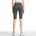Clearance double-sided brushed naked feeling fitness pants yoga clothes high waist tight sports half length pants yoga shorts women