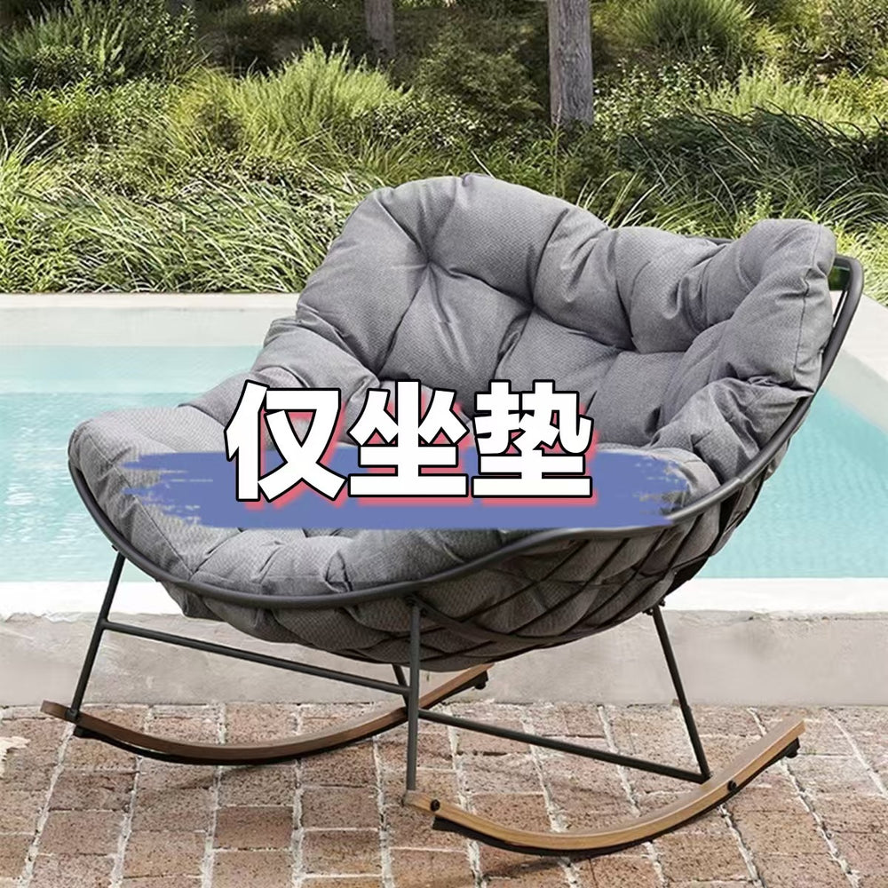Outdoor bird's nest rocking chair lounge chair balcony adult home casual leisure chair lazy sofa popular rocking chair manufacturer