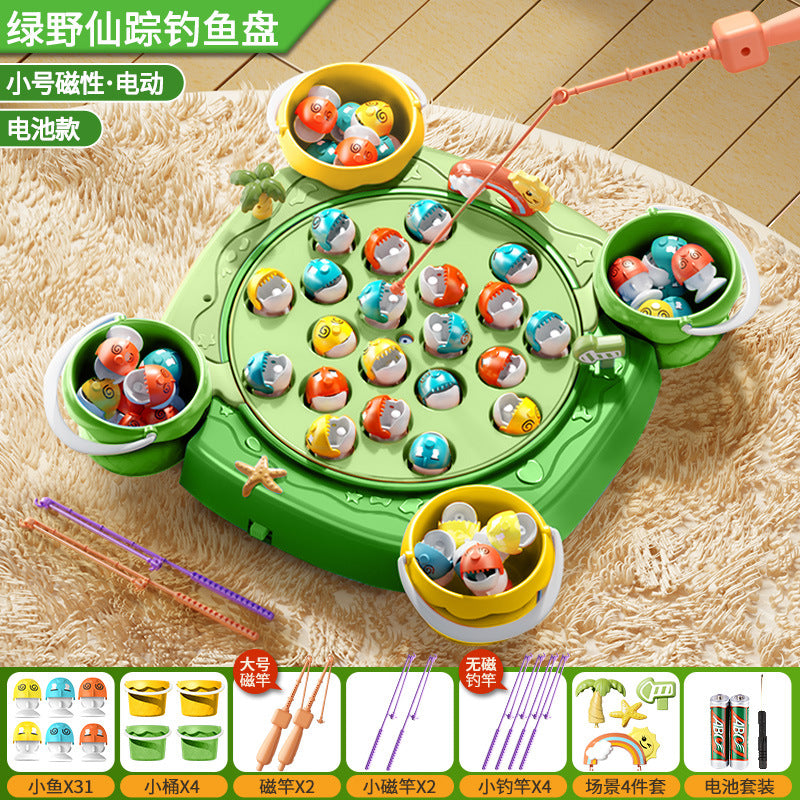 Baby electric magnetic fishing toy for kids, ages 1-2, 3, educational toy for children, two and a half weeks old, boys, girls, toddlers