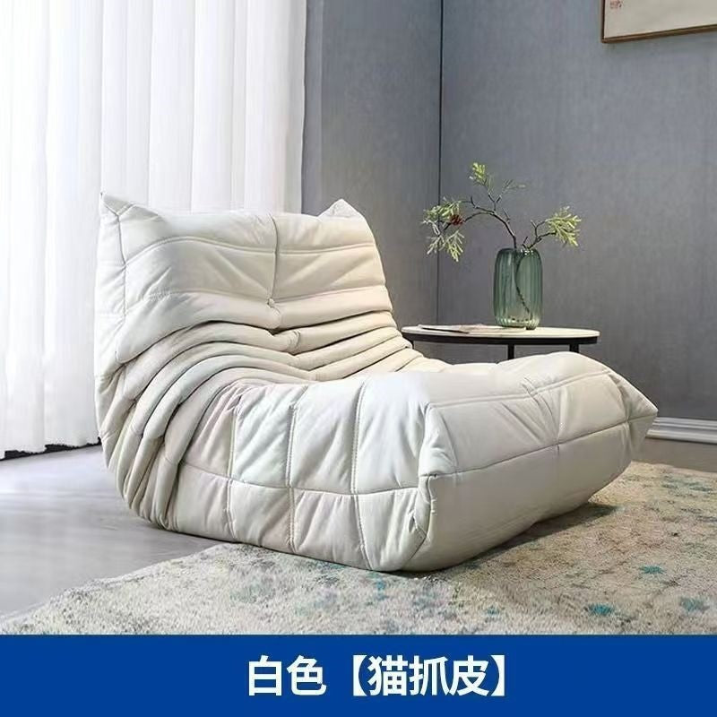 Vacuum compressed sofa full sponge caterpillar lazy sofa can lie down and sleep sofa chair balcony single sofa