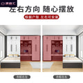 Tatami small apartment bed cabinet all-in-one wardrobe desk kids bed multifunctional for home bedroom storage bed