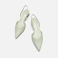 Baotou sandals for women 2024new arrivalsummercasual pointed toe square heel sandals for women high heels thin strap fashion women's flats