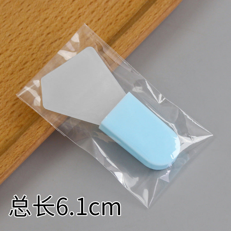 Beauty silicone brush facial mask brush makeup brush soft bristle head brush mud mask beauty tool fan-shaped fruit acid brush