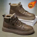 High-top men's shoes 2025winternew arrival non-slipthick sole cotton shoes fleece-linedheattech snow boots meneasiest for matchboots