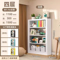 Cloud white four-tier main frame [110*30*150cm] - heavy-duty carbon steel