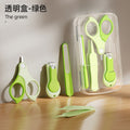 Baby nail clipper set - newborn & infant nail clippers with nail file - anti-pinching safety design
