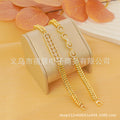 1pcs cross-border middle east directional trendy fashion luxury charm women's bow tie rectangular snowflake stylish bracelet