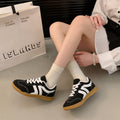 plus size women's german training shoes sneakers  new arrivalfashionretro color matching flatsflats women's wholesale