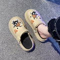 Thick sole crocs women's new arrivalsummeroutwear non-slip deodorizing filter beach eva toe cap slippers couplethick sole shoes