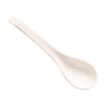Factory direct minimalist pure white ceramic soup spoon - household tableware, small spoon, rice spoon, soup spoon, serving spoon