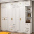 Modern minimalist wardrobe for home bedroom, rental apartment, storage, small apartment cabinet with vanity corner closet